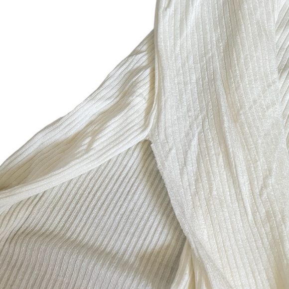 Soprano Nordstrom Ivory Longline Ribbed Mock Neck Top Size S NWT - Picture 6 of 9